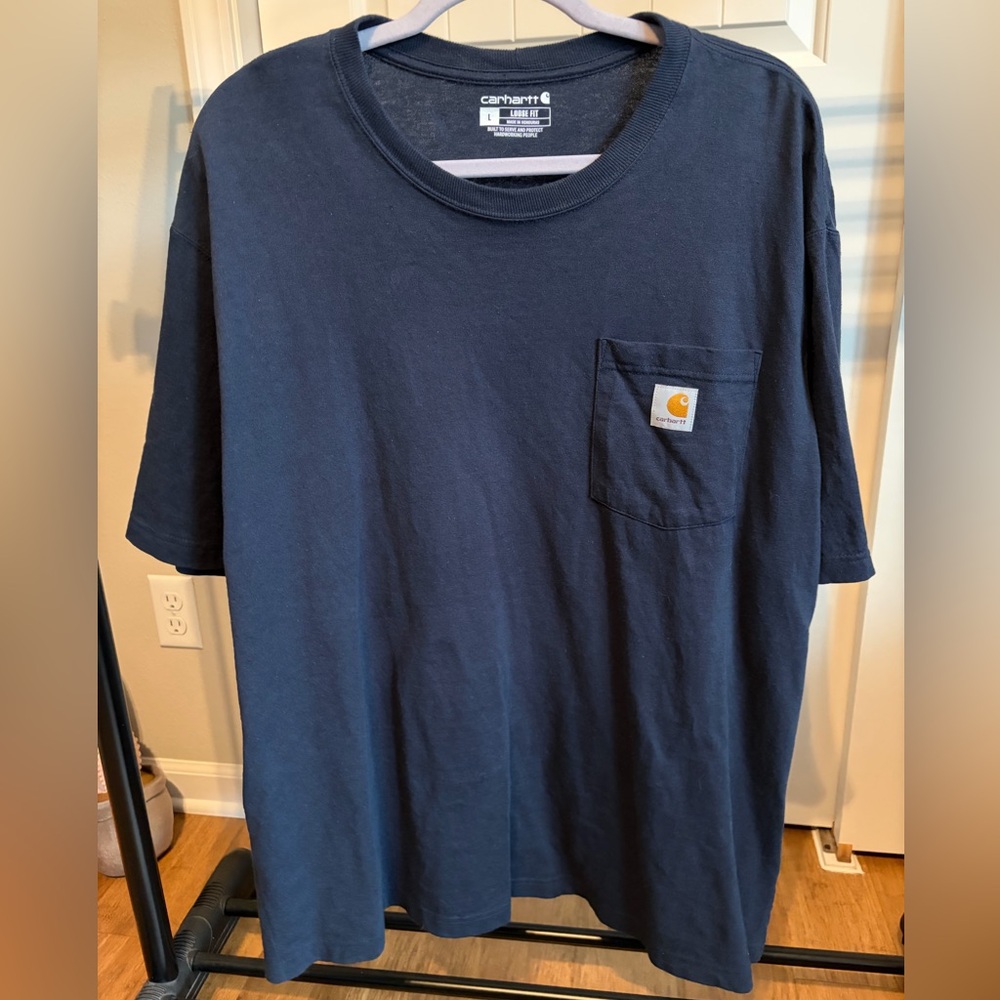 Carhartt Men's Deep Blue Short Sleeve Tee